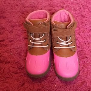 Carters pink  and brown boots